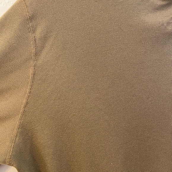 Patagonia Capilene Olive Green Brown Base Tee Med - Picture 4 of 4